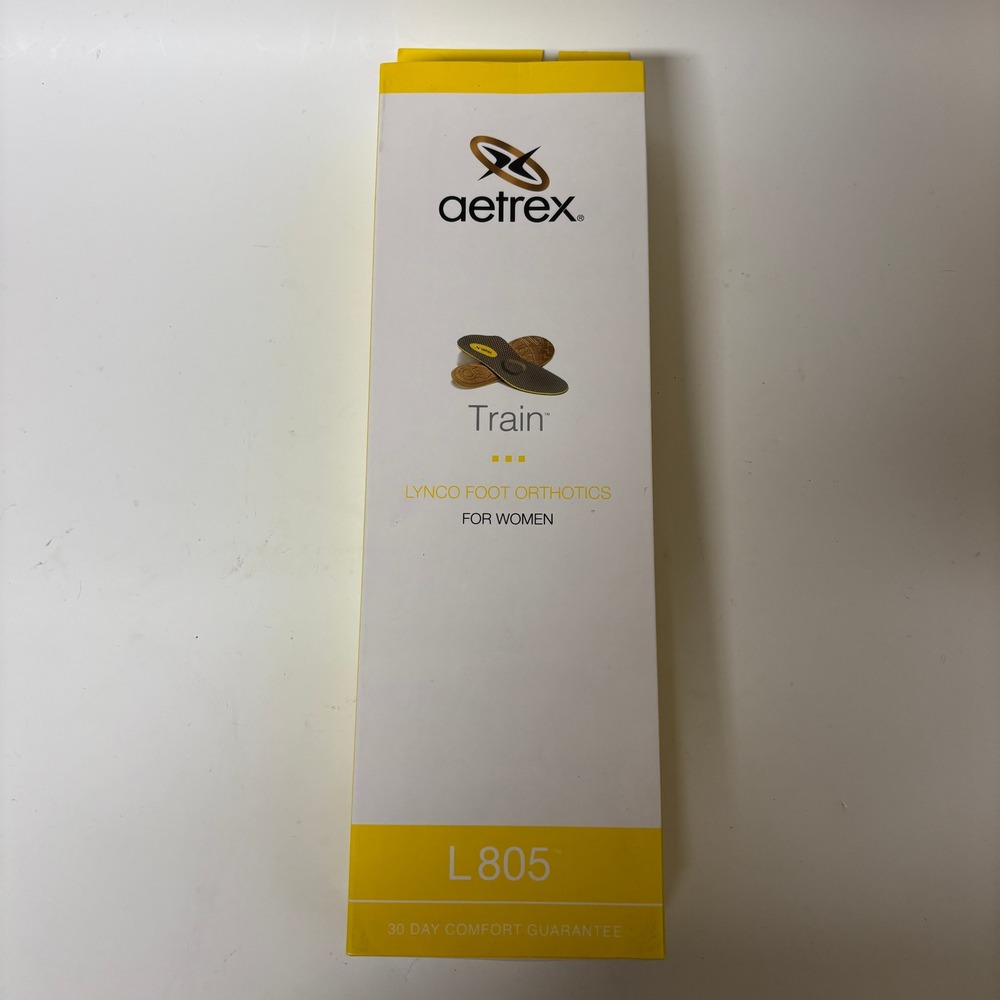 Aetrex Lynco Train L805‎ Women Orthotics Insoles Size 12 Cupped Supported